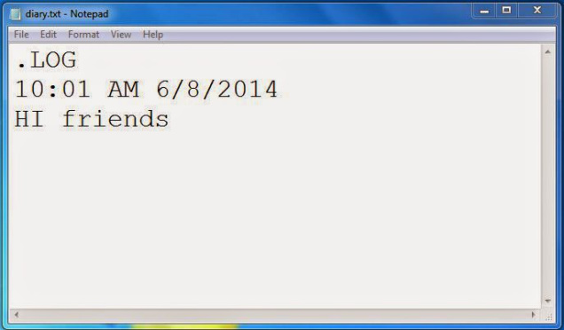 Personal Diary using Notepad Make Your Personal Diary Using Notepad