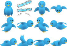 How to add Animated Flying Twitter Bird in Website Twitter