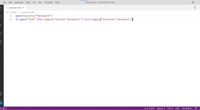 Some Visual Basic Script Programs Visual Basic Script Programs